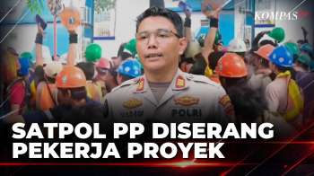 Satpol PP Bentrok Dengan Pekerja Proyek Saat Tertibkan Parkir Liar Di Bulungan | KOMPAS PETANG