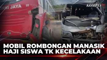 Mobil Rombongan Manasik Haji Siswa TK Kecelakaan di Pandeglang, 6 Orang Luka-Luka | SAPA MALAM