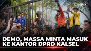 demo-karhutla-di-banjarmasin-ricuh-massa-dan-polisi-saling-dorong-sapa-malam