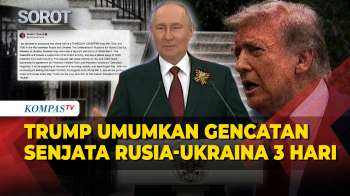 Trump Umumkan Gencatan Senjata Rusia-Ukraina 3 Hari
