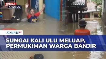 Banjir Kab Bekasi: Kali Ulu Meluap, Permukiman Warga Cikarang Utara Terendam Air Lebih 1 Meter