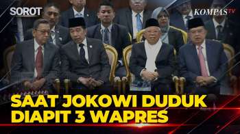 Momen Jokowi Duduk Diapit 3 Wapres RI Saksikan Pidato Prabowo Di Sidang Tahunan MPR 2026