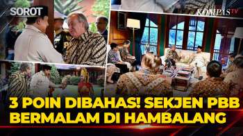 Prabowo-Guterres Bahas 3 Isu, Sekjen PBB Bermalam Di Hambalang