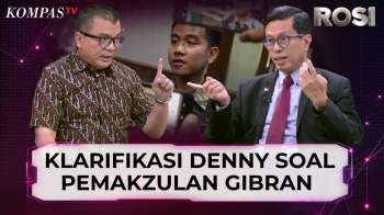 Andi Azwan Tuding Upaya Pemakzulan Gibran di Balik Polemik Ijazah, Denny Indrayana Klarifikasi |ROSI