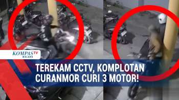 Sekali Beraksi Komplotan Pencuri Gondol Tiga Sepeda Motor Sekaligus!
