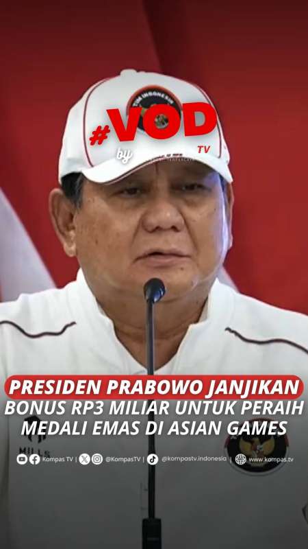 Prabowo Janjikan Bonus Rp3 Miliar Untuk Atlet Peraih Emas Asian Games 2026