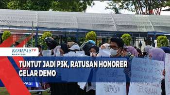 Tuntut Jadi P3K, Ratusan Honorer Gelar Demo