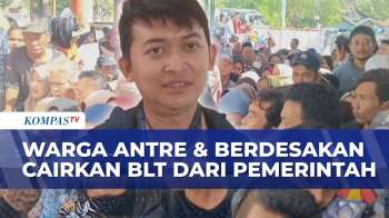 Antrean  Cairkan BLT Kesra, Kantor Pos Di Subang Dipadati Warga Hingga Petugas Kewalahan