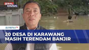 20 Desa di Karawang Masih Kebanjiran dengan Ketinggian hingga 2 Meter, Warga Bertahan di Pengungsian