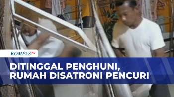 Aksi Pencuri Terekam CCTV! Rumah Kosong Di Jakarta Pusat Dibobol, Kerugian Capai Puluhan Juta