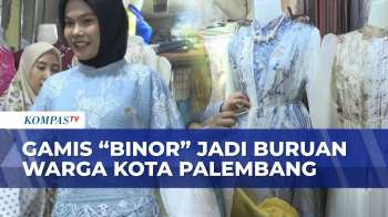 Tren Baju Lebaran: Gamis Binor Laris Manis Di Pasar Kota Palembang, Begini Modelnya