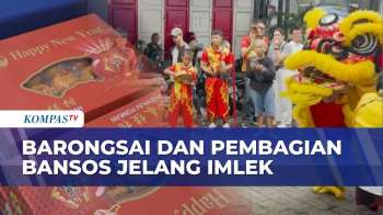 Jelang Imlek Di Makassar: Barongsai Hibur Warga, 600 Paket Sembako Dibagikan | KOMPAS SIANG