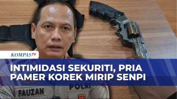 Aksi Intimidasi Sekuriti Di Perumahan Depok, Pria Ini Senjata Yang Ternyata Korek Api