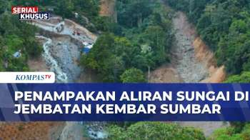 Pantauan Udara Ungkap Kerusakan Sekitar Aliran Sungai Di Jembatan Kembar Padang Panjang Usai Banjir