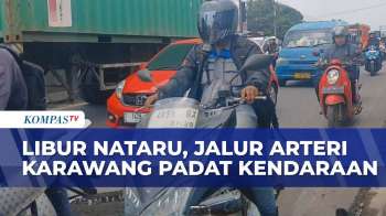 Arus Nataru Padat, Jalur Arteri Karawang–Cirebon Tersendat Karena Banjir | 24 Desember 2025