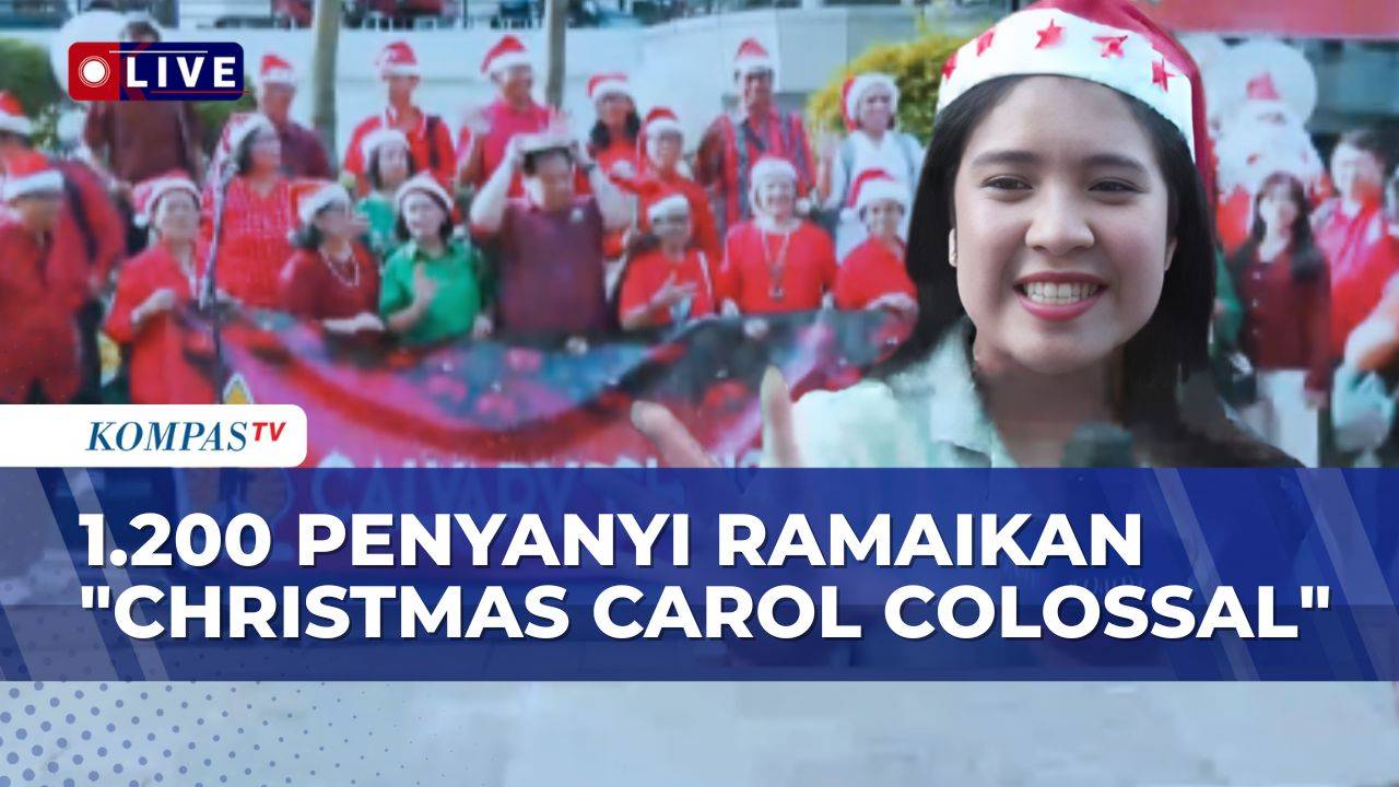 Semarak Natal! Christmas Carol Colossal Digelar Gratis di 10 Ruang Publik di Jakarta