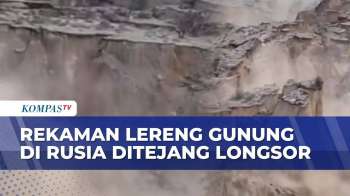 Hujan Lebat Picu Longsor di Lereng Gunung Kawasan Dagestan, Rusia
