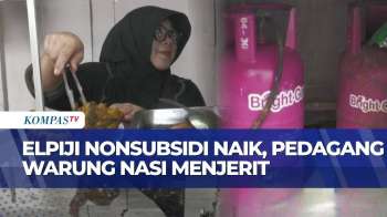 Harga Gas Nonsubsidi Naik, Pedagang Warung Nasi di Bandung Menjerit Sambil Tahan Harga