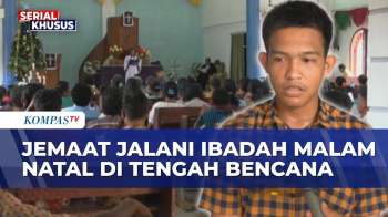 Natal Di Tengah Duka Bencana, Jemaat Gereja HKBP Resort Tukka Hutanabolon Beribadah Penuh Harap