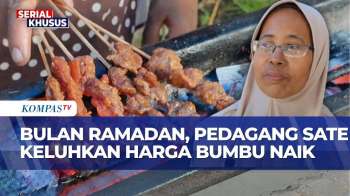 Pedagang Sate di Denpasar Tahan Harga Jual Meski Harga Daging dan Bumbu Dapur saat Ramadan