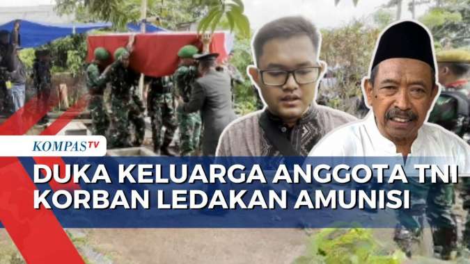 Duka keluarga anggota TNI Korban Ledakan Amunisi Garut