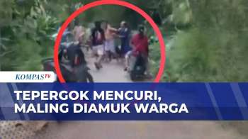 Terciduk Curi Uang Di Rumah Warga, Pencuri Di Blora Dihajar Massa | BORGOL