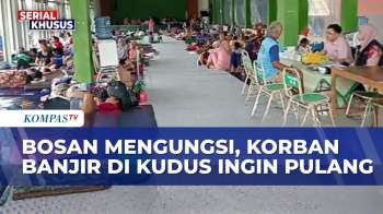 Seminggu Mengungsi, Warga Kudus Mulai Jenuh Meski Banjir Masih Rendam Permukiman
