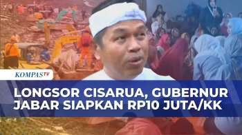 Pemprov Jabar Beri Rp10 Juta Untuk Korban Longsor Cisarua, Warga Diminta Sewa Kontrakan