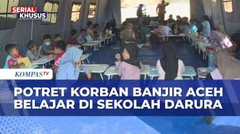2 Bulan Usai Banjir Longsor, ini Potret Siswa Aceh Tamiang Belajar di Sekolah Darurat