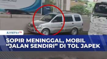 Viral! Minibus Jalan Sendiri di Tol Jakarta-Cikampek, Sopir Diduga Kena Serangan Jantung