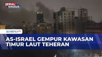 Serangan Pada Dini Hari! AS-Israel Gempur Timur Laut Teheran Iran, Fasilitas Nuklir Jadi Sasaran