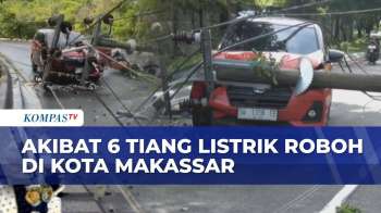 6 Tiang Listrik Roboh Timpa 2 Mobil & 2 Motor, Begini Kata PLN | SAPA MALAM