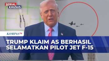 Trump Klaim Pilot F-15 Berhasil Diselamatkan, Sebut Operasi Paling Berani Sepanjang Sejarah AS