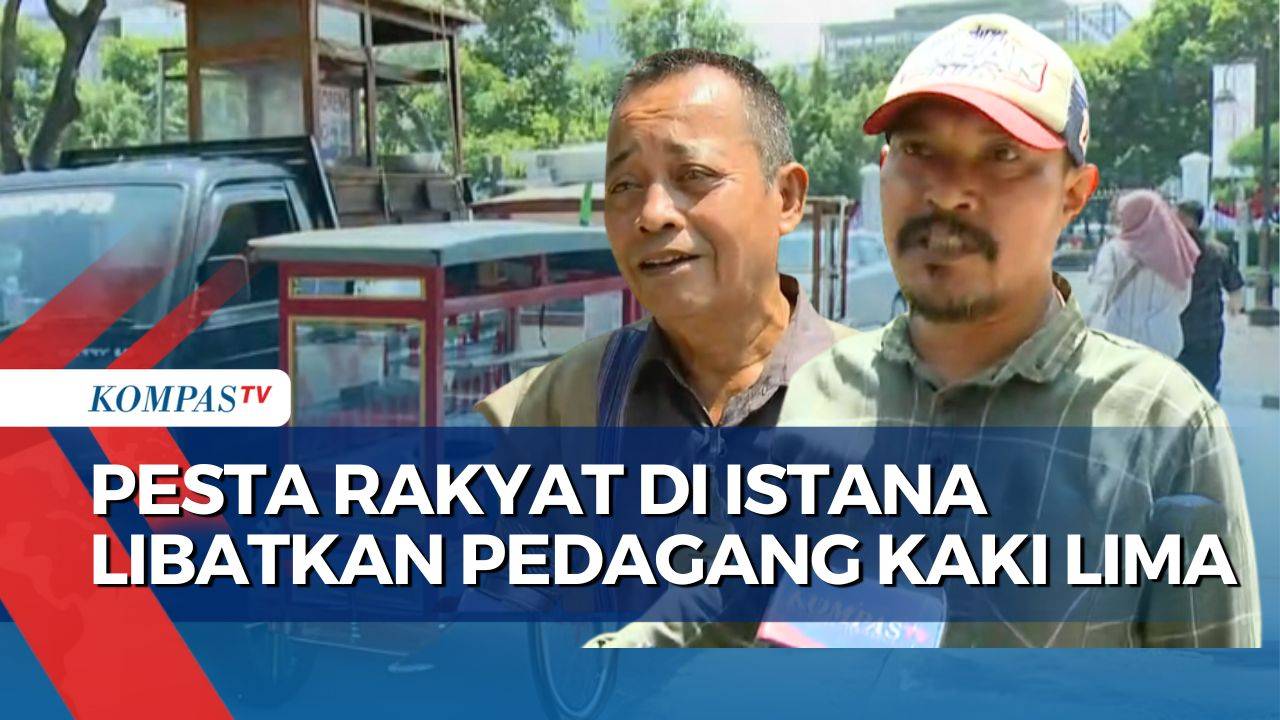 Istana Libatkan UMKM dan PKL di Pesta Rakyat HUT ke-80 RI, Ribuan Porsi Makanan Dibagikan
