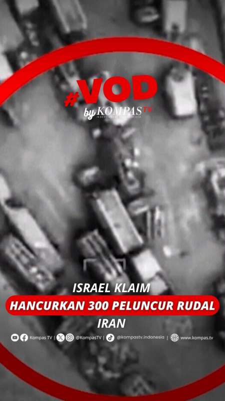 Israel Klaim Hancurkan 300 Peluncur Rudal Iran