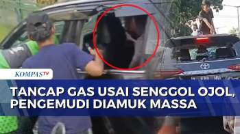 Sopir Fortuner 'Dirujak' Massa di Tanah Abang Usai Diduga Senggol Pengendara Ojol | KOMPAS PETANG
