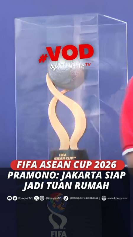 Trofi FIFA Asean Cup 2026 Dipamerkan, Pramono: Jakarta Siap Jadi Tuan Rumah