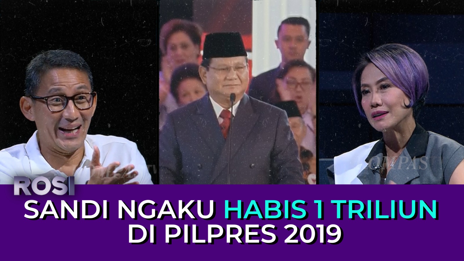 Pilpres 2024, Sandi Dukung Ganjar atau Anies? | Rosi