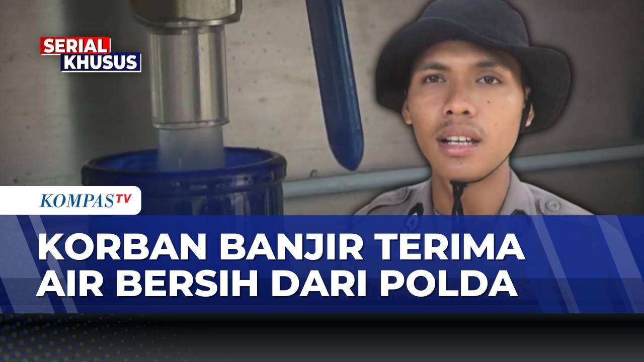Polda Sumbar Sediakan 1.500 Liter Air Minum per Jam untuk Korban Banjir Agam | SAPA MALAM