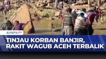 Detik-Detik Rakit Darurat Terbalik Saat Rombongan Wakil Gubernur Aceh Jangkau Daerah Terisolasi