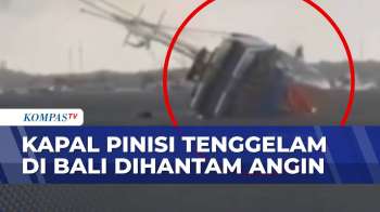 Kapal Pinisi Tenggelam Di Perairan Serangan Bali, Kru Kapal Melompat Ke Laut | SAPA MALAM