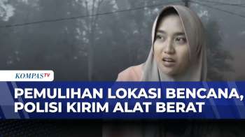 Bersihkan Longsor Padang Pariaman, Polri Kerahkan Alat Berat | SAPA PAGI