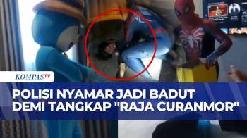 Aksi Penyamaran Polisi Berkostum Badut Sukses, DPO 'Raja Curanmor' Diringkus! | KOMPAS SIANG