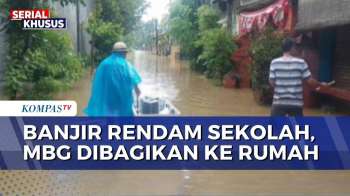 Banjir Rendam Madrasah di Kudus, Makan Bergizi Gratis Diantar ke Rumah Siswa | SAPA MALAM