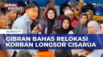 Momen Gibran Kunjungi Korban Longsor Cisarua Bandung Barat, Bahas Rencana Relokasi | SAPA MALAM