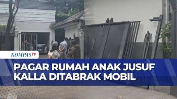 Mobil Tabrak Pagar Rumah Anak Jusuf Kalla, Polisi: Pengemudi Diduga Mabuk | KOMPAS PETANG