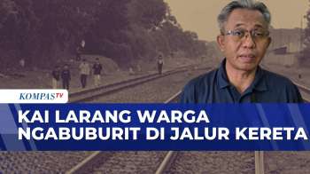 Membahayakan Keselamatan, KAI Larang Warga Ngabuburit di Jalur Rel Kereta Api | KOMPAS SIANG
