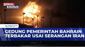 Penampakan Kebakaran Di Gedung Pemerintah Bahrain Usai Diserang Iran | SAPA MALAM