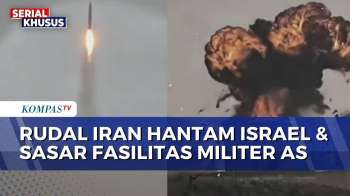 Menolak Menyerah, Iran Tembakkan Rudal Fattah Ke Israel & Sasar Fasilitas Militer AS