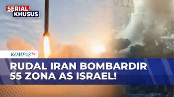Serangan Tanpa Henti! Rudal Iran Gelombang Ke-70 Meluncur, Picu Ledakan 55 Zona Israel-AS